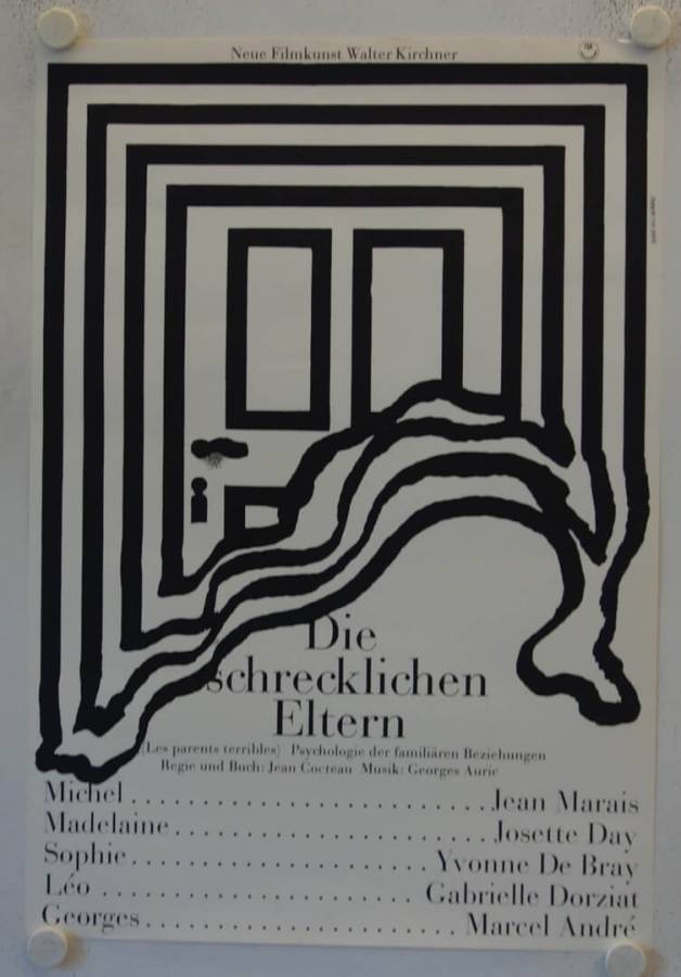 Die schrecklichen Eltern originales deutsches Filmplakat (R60s)